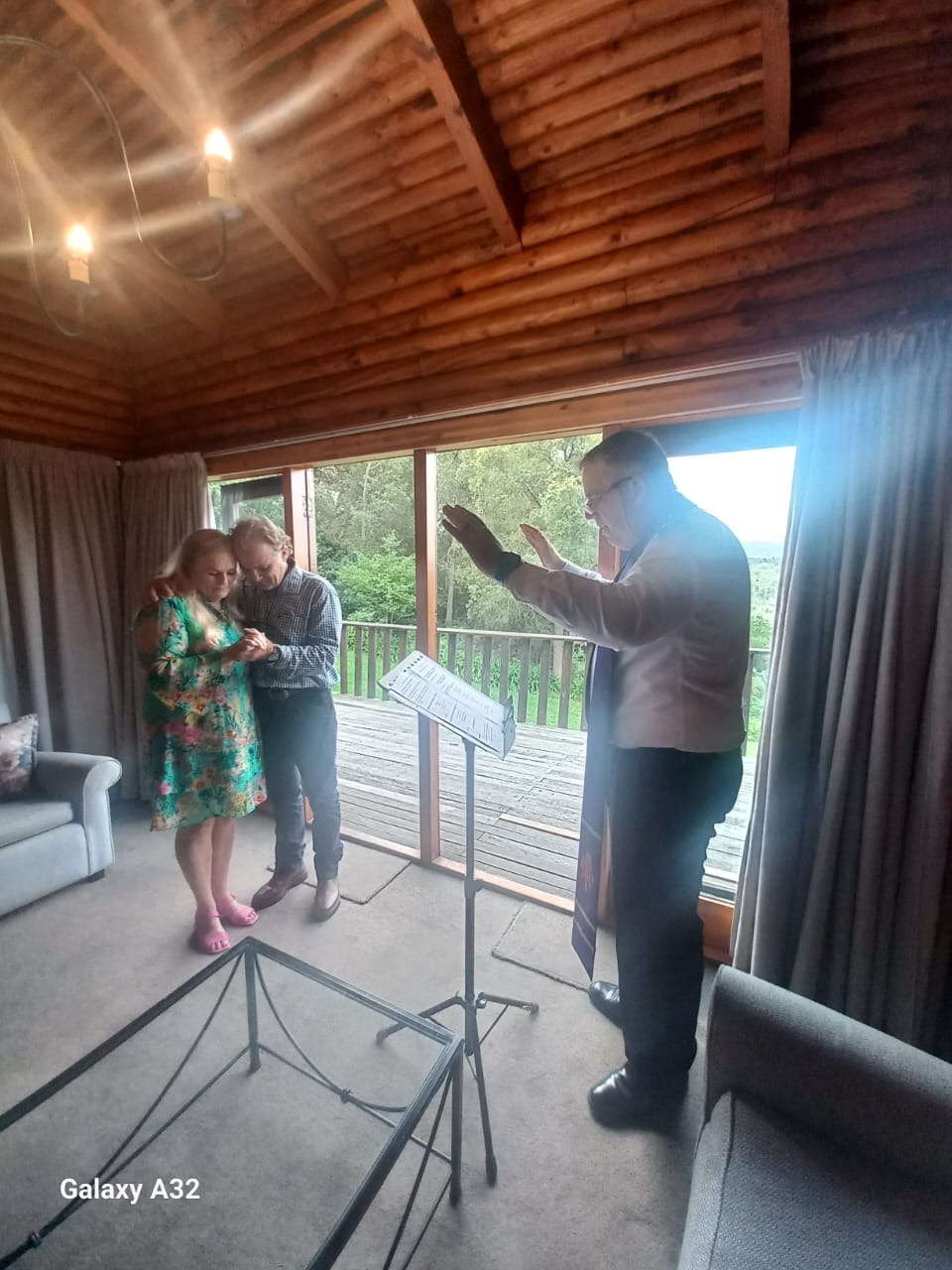Wedding ceremony by Dr. Gerrit Rademeyer in Steynsburg
