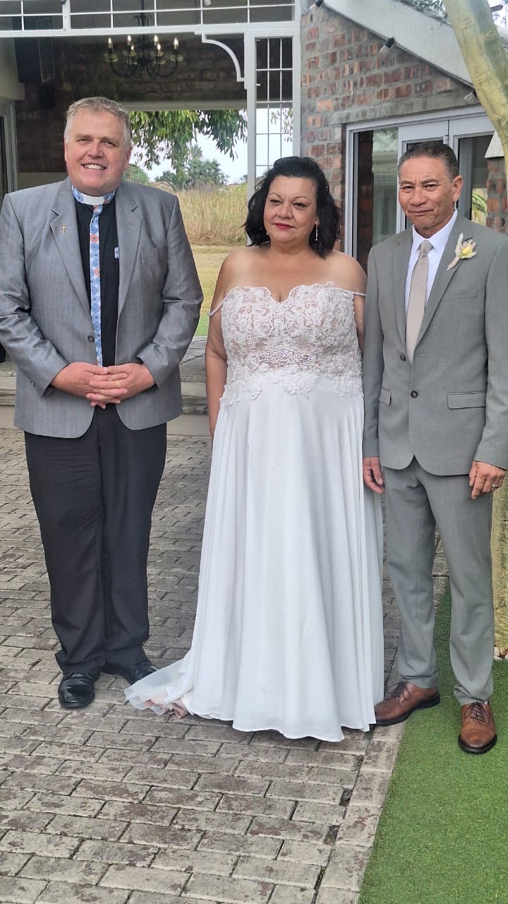 Wedding ceremony by Dr. Gerrit Rademeyer in Steynsburg