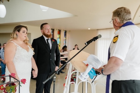 Wedding ceremony by Dr. Gerrit Rademeyer in Steynsburg