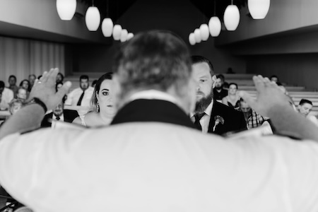 Wedding ceremony by Dr. Gerrit Rademeyer in Steynsburg