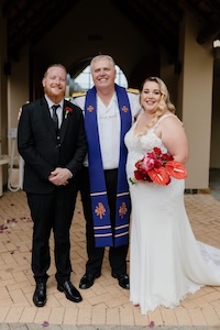 Wedding ceremony by Dr. Gerrit Rademeyer in Steynsburg