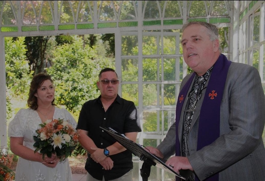 Wedding ceremony by Dr. Gerrit Rademeyer in Steynsburg