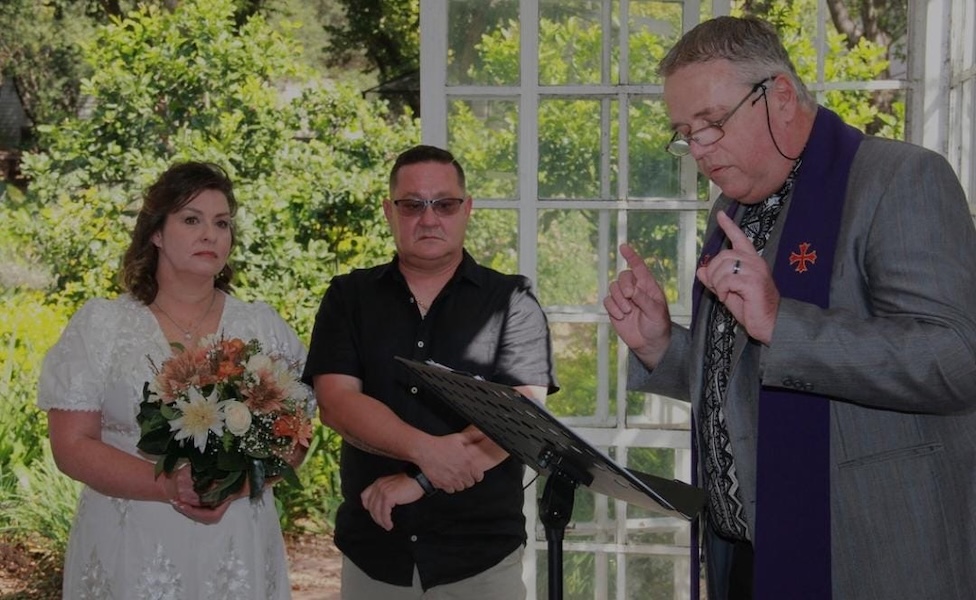 Wedding ceremony by Dr. Gerrit Rademeyer in Steynsburg