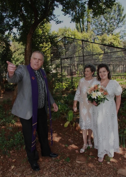 Wedding ceremony by Dr. Gerrit Rademeyer in Steynsburg