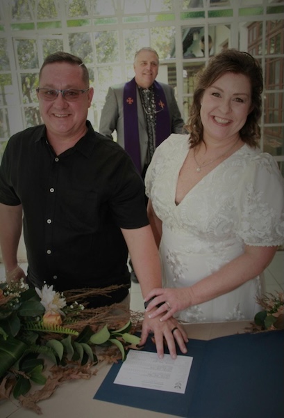 Wedding ceremony by Dr. Gerrit Rademeyer in Steynsburg