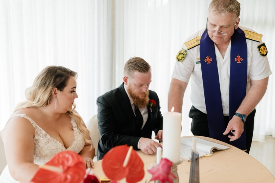 Wedding ceremony by Dr. Gerrit Rademeyer in Steynsburg