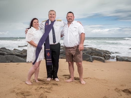 Wedding ceremony by Dr. Gerrit Rademeyer in Steynsburg