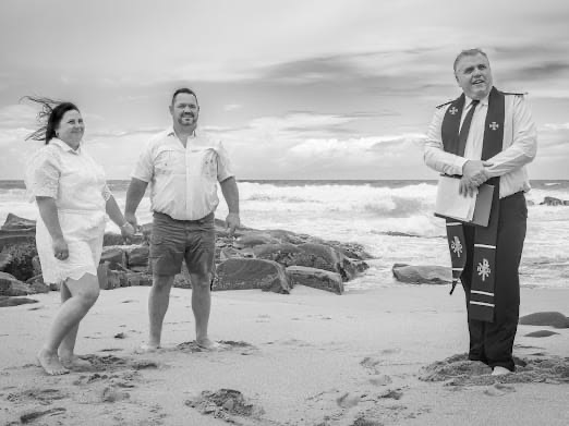Wedding ceremony by Dr. Gerrit Rademeyer in Steynsburg