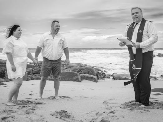 Wedding ceremony by Dr. Gerrit Rademeyer in Steynsburg