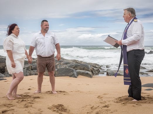 Wedding ceremony by Dr. Gerrit Rademeyer in Steynsburg